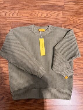 Yellow Label Co. Chunky Knit Pistachio Sweater XS